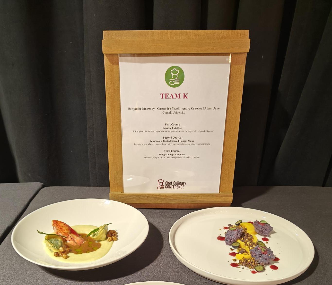 Cornell culinary team earns Gold Medal at 30th annual Chef Culinary